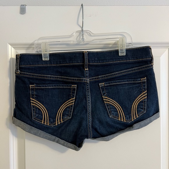 Hollister Dark Blue Denim Shorts - Picture 2 of 3